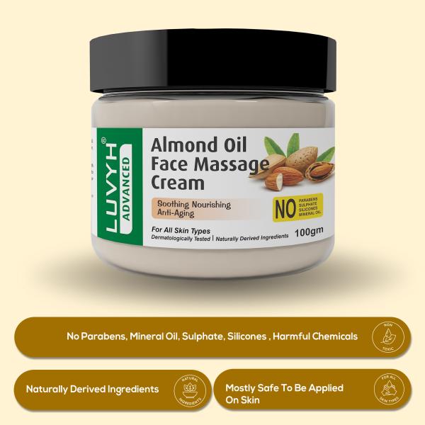 Almond Oil Face Massage Cream 100gm JioMart