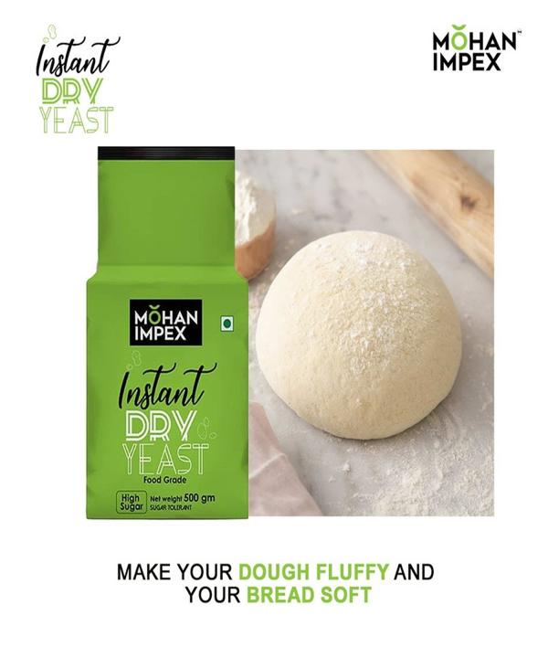 Mohan Impex Instant Dry Yeast For Baking Breads, Pizza And Naan In