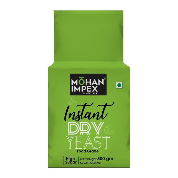 Mohan Impex Instant Dry Yeast For Baking Breads, Pizza And Naan In
