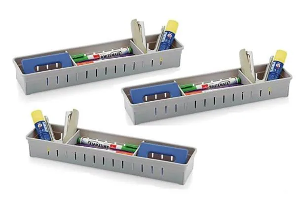 Nabhya Grey Plastic Spectra Bathroom Set (Pack of 3) - JioMart