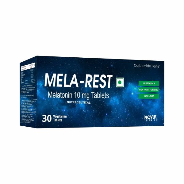 Carbamide Forte MelaRest Melatonin 10 Mg Sleep Supplement Tablets