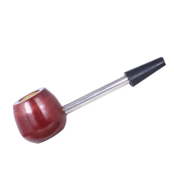 Royal Swag Captain Tobacco Pipe Steel Finished Smoking Pipe With Brass Bong Filters Screen