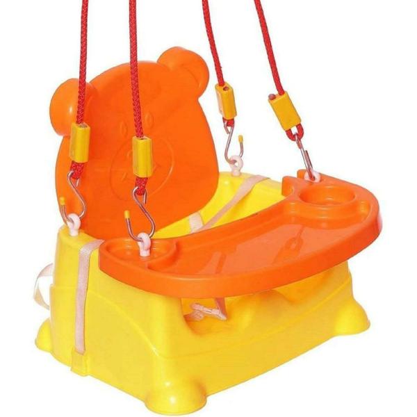 Maanit Multipurpose Baby Swing Jhula with Adjustable Straps (Yellow