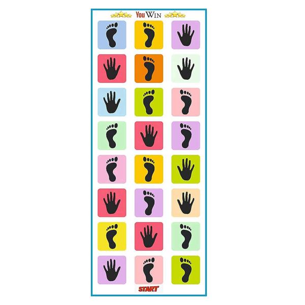 Mixcart Multicolor Hopscotch Jumbo Jumping Play Floor Games Mat For