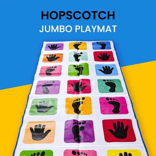 Mixcart Multicolor Hopscotch Jumbo Jumping Play Floor Games Mat For