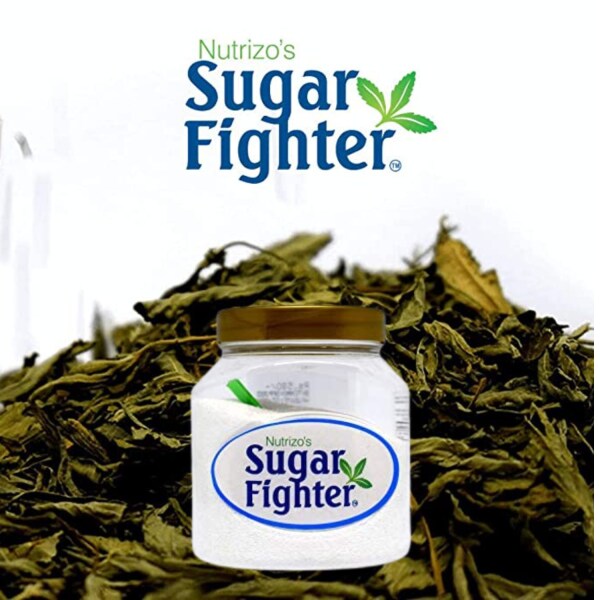 Sugar Fighter Stevia 1Kg Powder & Free [ Dried Stevia Leaves 50 Gm] 100 Sugar Free I Diabetic