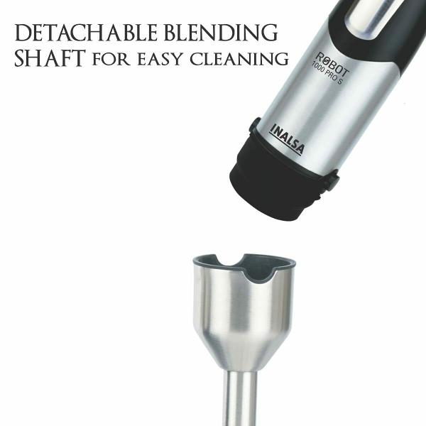 INALSA Hand Blender Robot 1000 Pro S1000 Watts Super Silent DC Motor