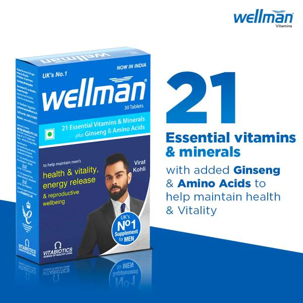 WELLMAN Multivitamin 30 Tablets JioMart