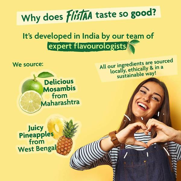 Flistaa Mara Mari Pineapple & Mosambi Instant Juice Mix (Box of 12