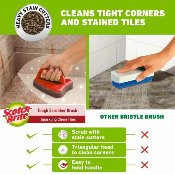 ScotchBrite Kitchen Gloves Large and Jet Scrubber Brush JioMart