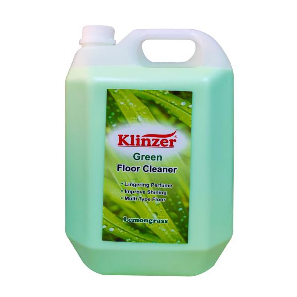 Klinzer Green Floor Cleaner Lemongrass Fragrance 5L Green Phenyl