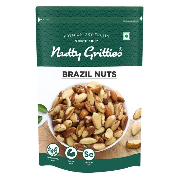 Nutty Gritties Brazil Nuts 150g Resealable Pouch JioMart