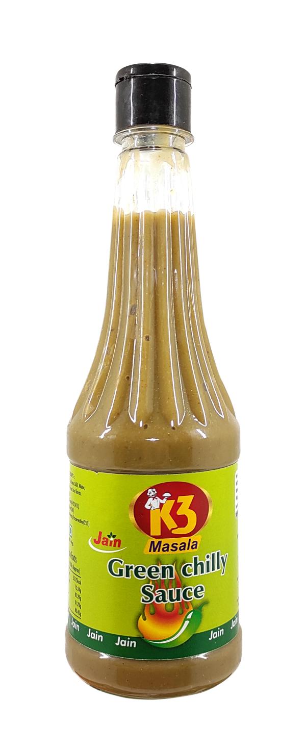 K3 Masala Jain Sauce With No Onion/Garlic Green Chilli Sauce/Catchup