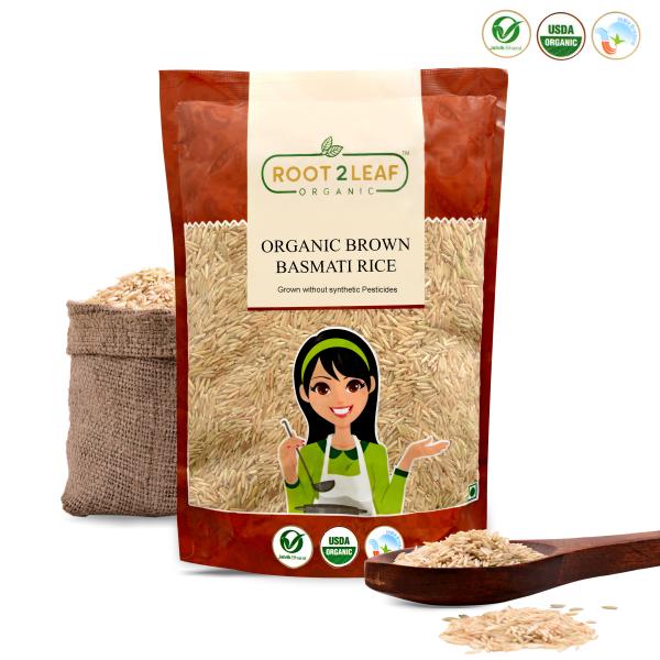 Organic Brown Basmati Rice 1kg JioMart