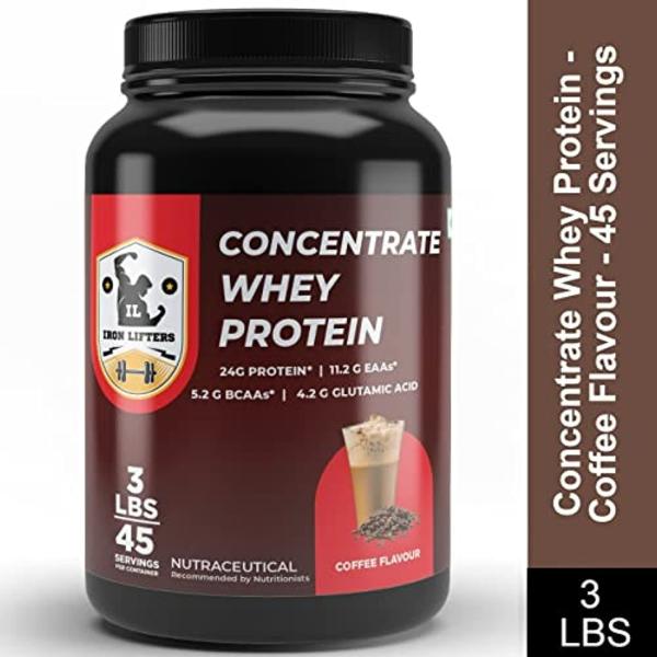 GROLET Whey Protein Powder Coffee Flavor for Immune Support 1360 g