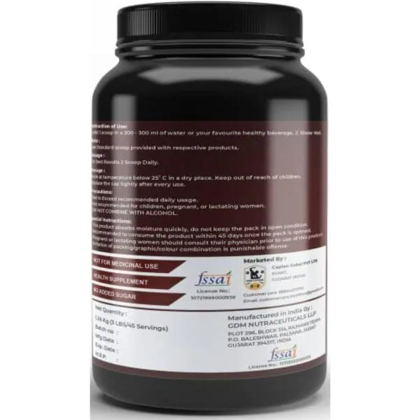 GROLET Whey Protein Powder Coffee Flavor for Immune Support 1360 g