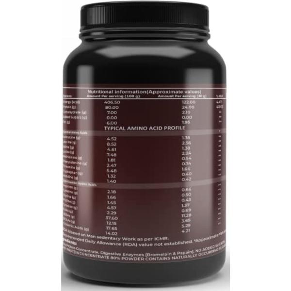 GROLET Whey Protein Powder Coffee Flavor for Immune Support 1360 g
