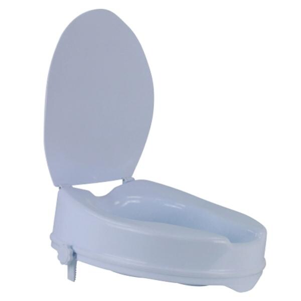 entros Raised 4 Inch Toilet Seat, Silver JioMart