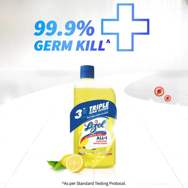 Harpic Disinfectant Toilet Cleaner Liquid Original 1L & Lizol