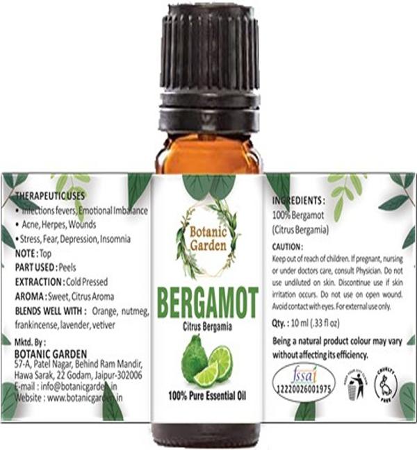 botanic garden Bergamot/Citrus Bergamia For Acne, herpes, wounds