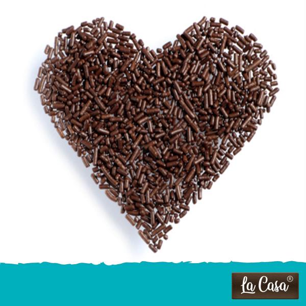 La Casa Dark Chocolate Vermicelli Sprinkles 200 Gm JioMart