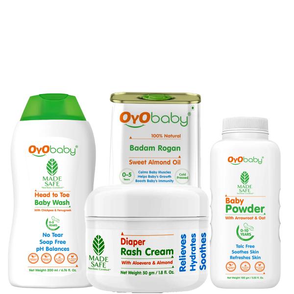 OYO BABY Kit Combo Offers 4 Skin and Hair Care Baby Products - JioMart