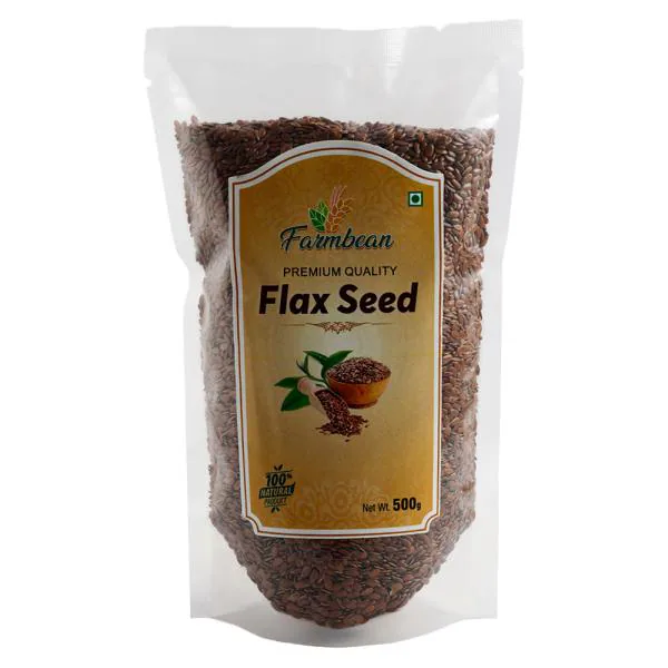 Farmbean Flax Seeds 500g Alsi Seeds Fibre Rich Flax Seeds for