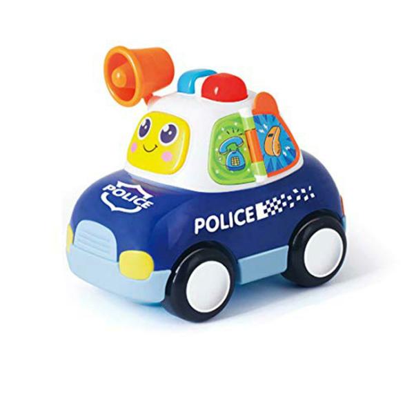 Kiditos Multicolor Plastic Baby Cartoon Toy Car with Music & Light