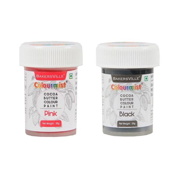 Colourmist Edible Cocoa Butter Colour Paint, Pack Of 2 Assorted Colours