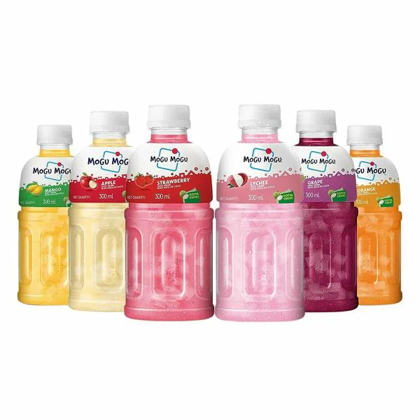 MOGU MOGU Multi Flavour Mix Fruit Juice with 25 NATA De Coco 300ML