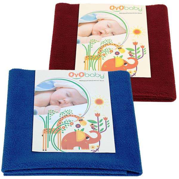 OYO BABY Quick Dry Waterproof Baby Bed Protector Dry Sheet,