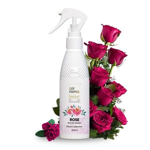AIR-ROMA Rose Air Freshener Spray (200 ml) - JioMart