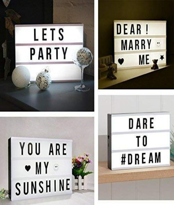 X4Cart Letter Light Box A4 Size Cinematic Light JioMart