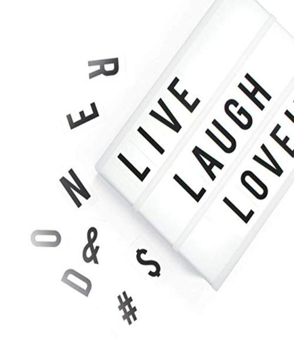 X4Cart Letter Light Box A4 Size Cinematic Light JioMart