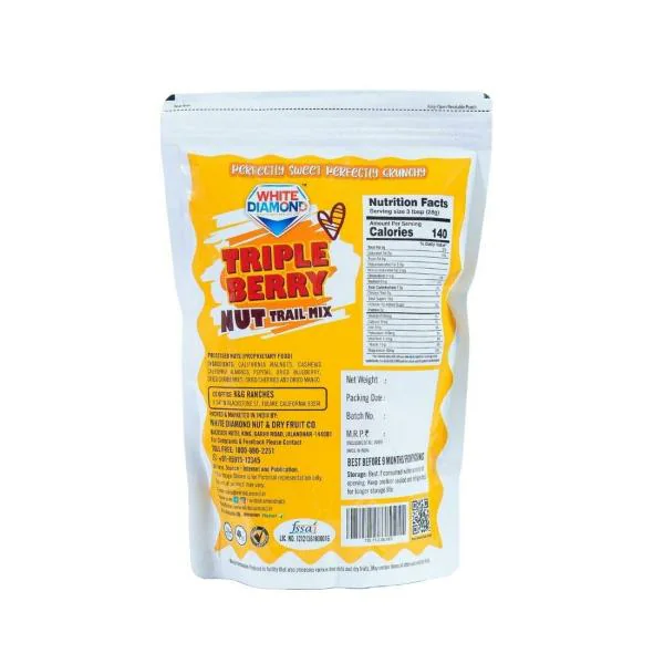 White Diamond Triple Berry International Trail Mix A Tasty Blend of