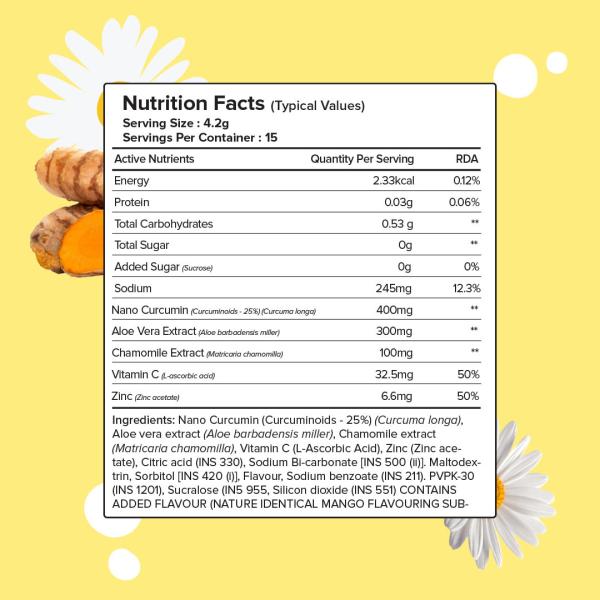 PLIX Acne Shield (15 Effervescent Tablets), Mango Twist Flavour Pack