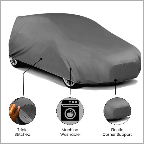 Aksmit Car Grey Matty Body Cover Without Mirror Pocket JioMart