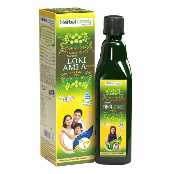 Herbal Canada Loki Amla Ras/Juice Helps in Blood Pressure Useful in