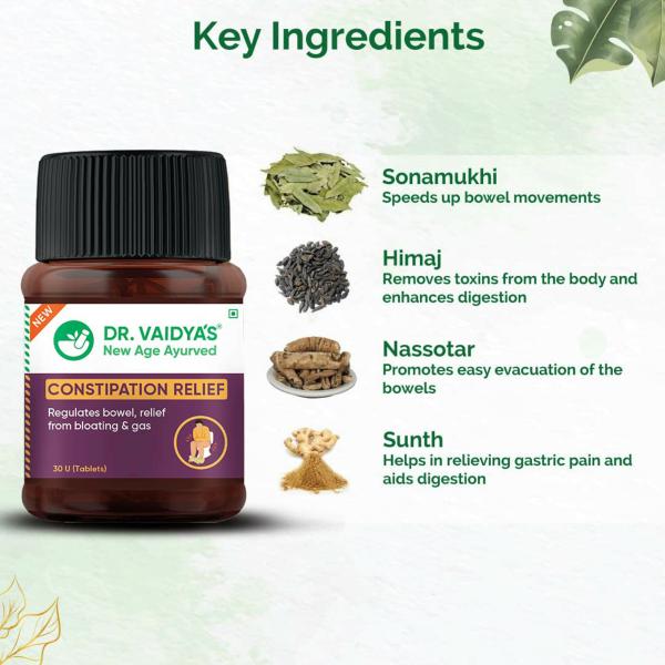 Dr. Vaidya's New Age Ayurveda Combo Pack Of Constipation Relief And