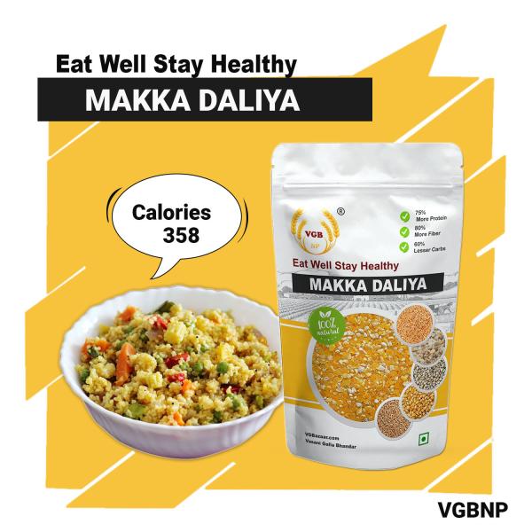 VGBNP 100 Natural & Original Makka Dalia, Corn Dalia (Maize broken