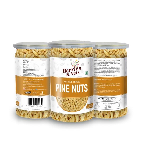 Berries And Nuts Premium Pine Nut Kernels Chilgoza Magaz Giri 400