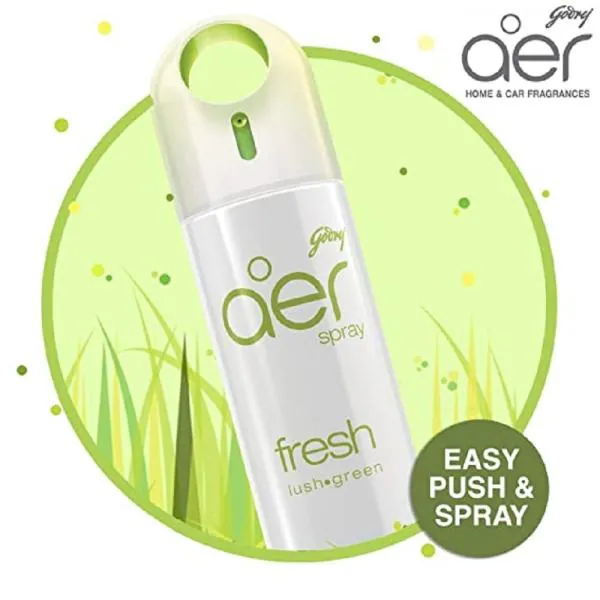 Godrej aer spray, Home & Office Air Freshener Fresh Lush Green (240