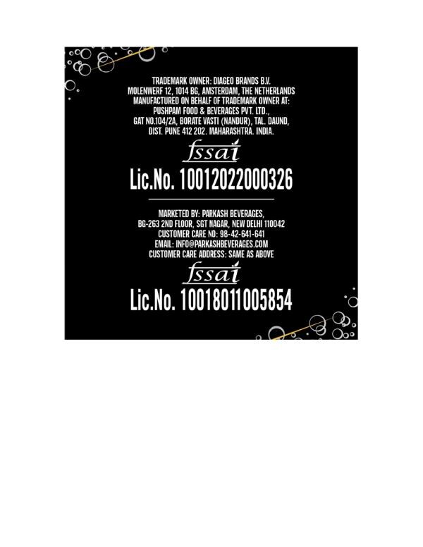 Johnnie Walker Refreshing Mixer Non Alcoholic Carbonated Drink 330 ml