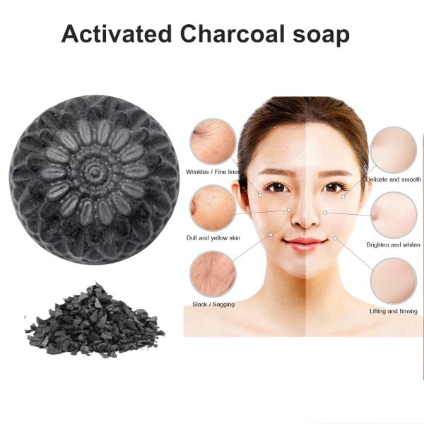 Activated Charcoal Bath Soap for Face Deep Clean, (100 g) JioMart