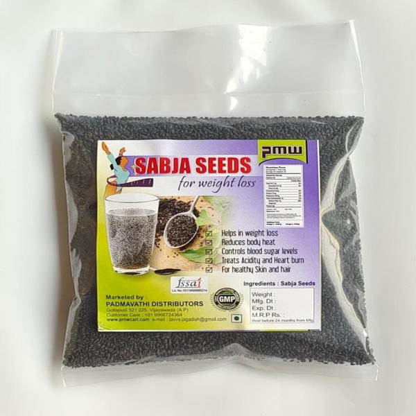 Pmw SABJA Seeds FALOODA Seeds Sweet Basil Seeds 250g JioMart
