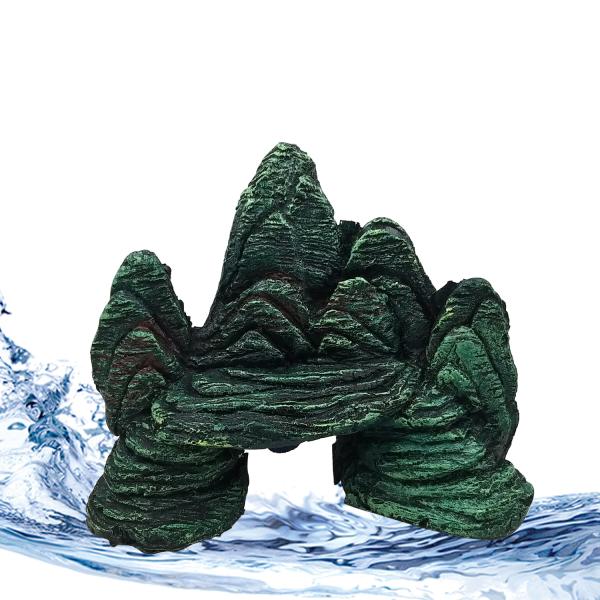 Jainsons Pet Products Mountain Ornament Plants for Fish Tank