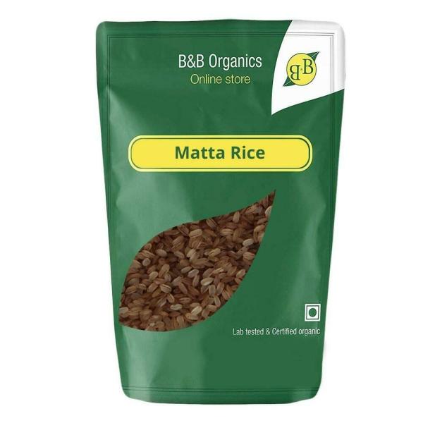 B&B Organics Matta Brown Rice / Rosematta Rice / Kerala Red Rice (500 g ...