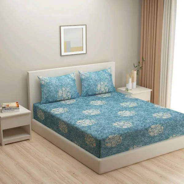 Swayam Fl Design 200 Tc Pure Cotton, What Is An Extra Large Double Bed