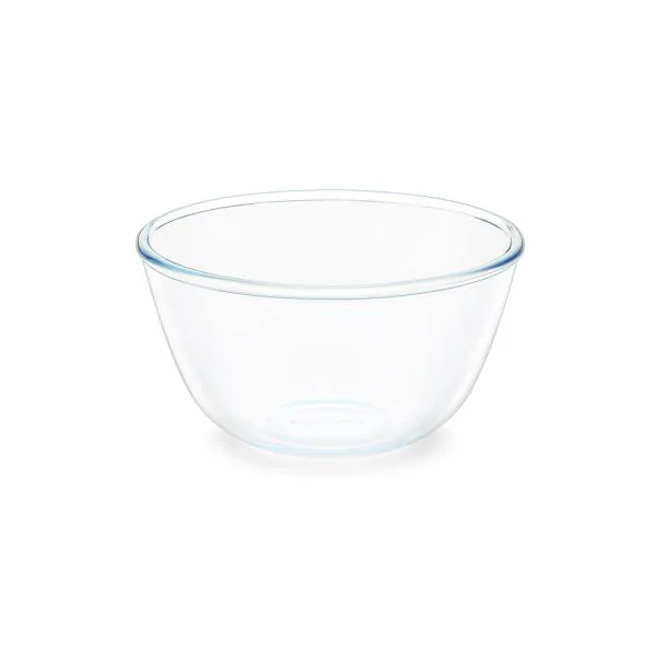 Borosil Glass Mixing & Serving Bowls With Lids, Oven & Microwave Safe