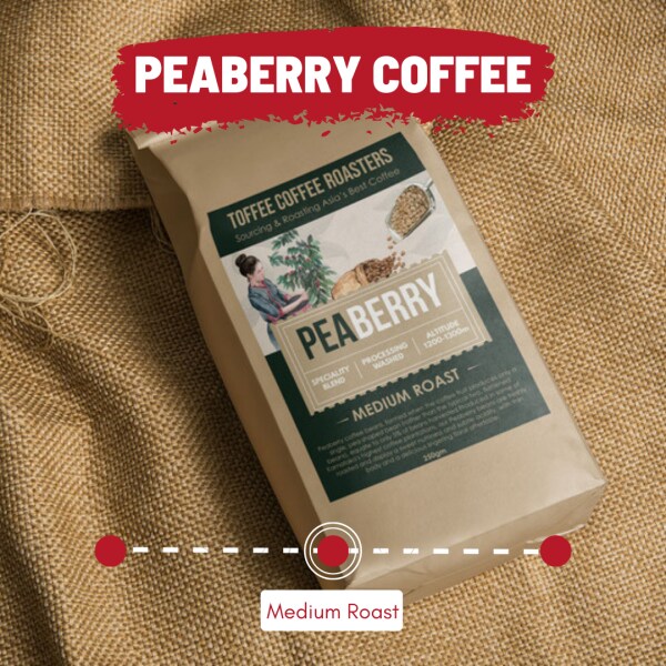 Toffee Coffee Roasters Peaberry Coffee Home Espresso Machine JioMart